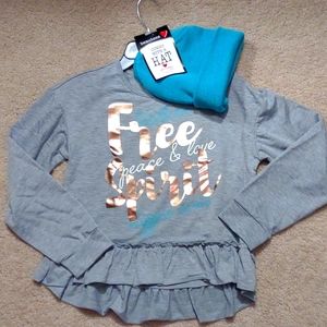 BEAUTEES LS Shirt & Hat